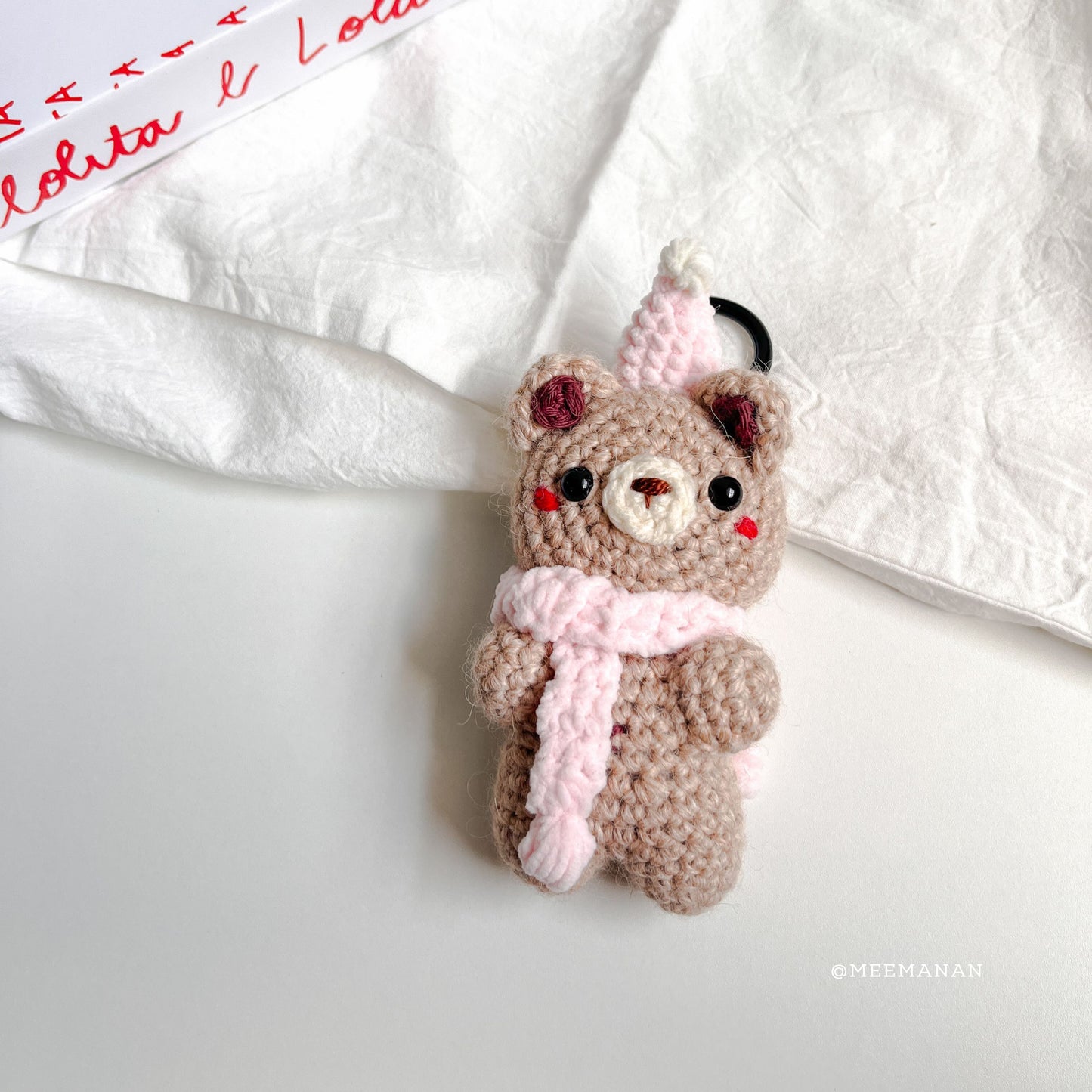 Winter Bear Keychain