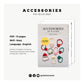 10 cm Doll Accessories Set Crochet Pattern PDF | Cute & Easy