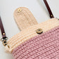 PRE-ORDER / Crochet Fuji Instax Case - Pink Camera