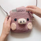 PRE-ORDER / Crochet Fuji Instax Case - Pig