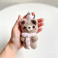 Winter Bear Keychain
