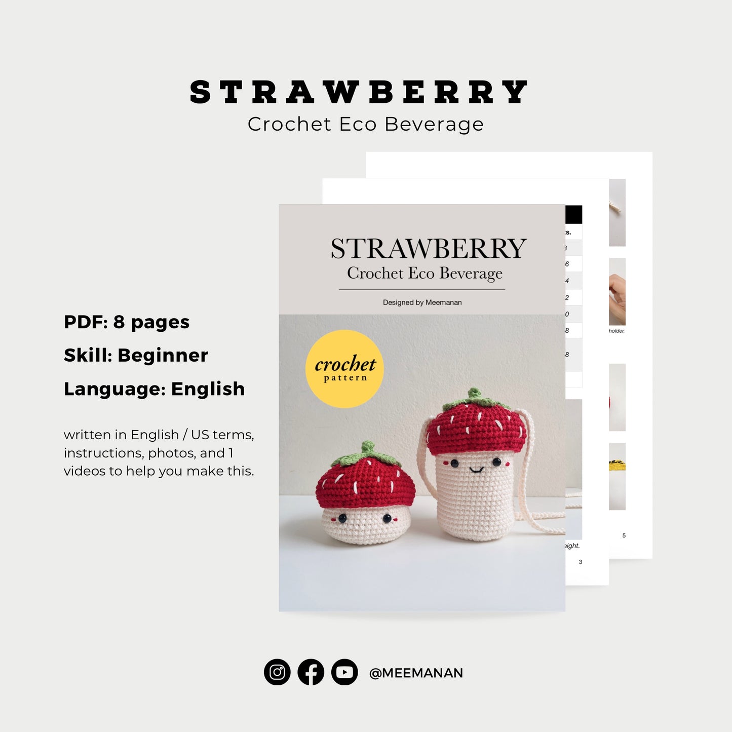 YOUTUBE + Pattern Eco Beverage | A Strawberry
