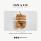 Pattern EarPods Pouch | Cow & Pig