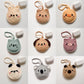 Easy Animals Mini Pouch Keychain Crochet Pattern PDF