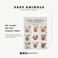 Easy Animals Mini Pouch Keychain Crochet Pattern PDF