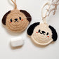 Easy Animals Mini Pouch Keychain Crochet Pattern PDF