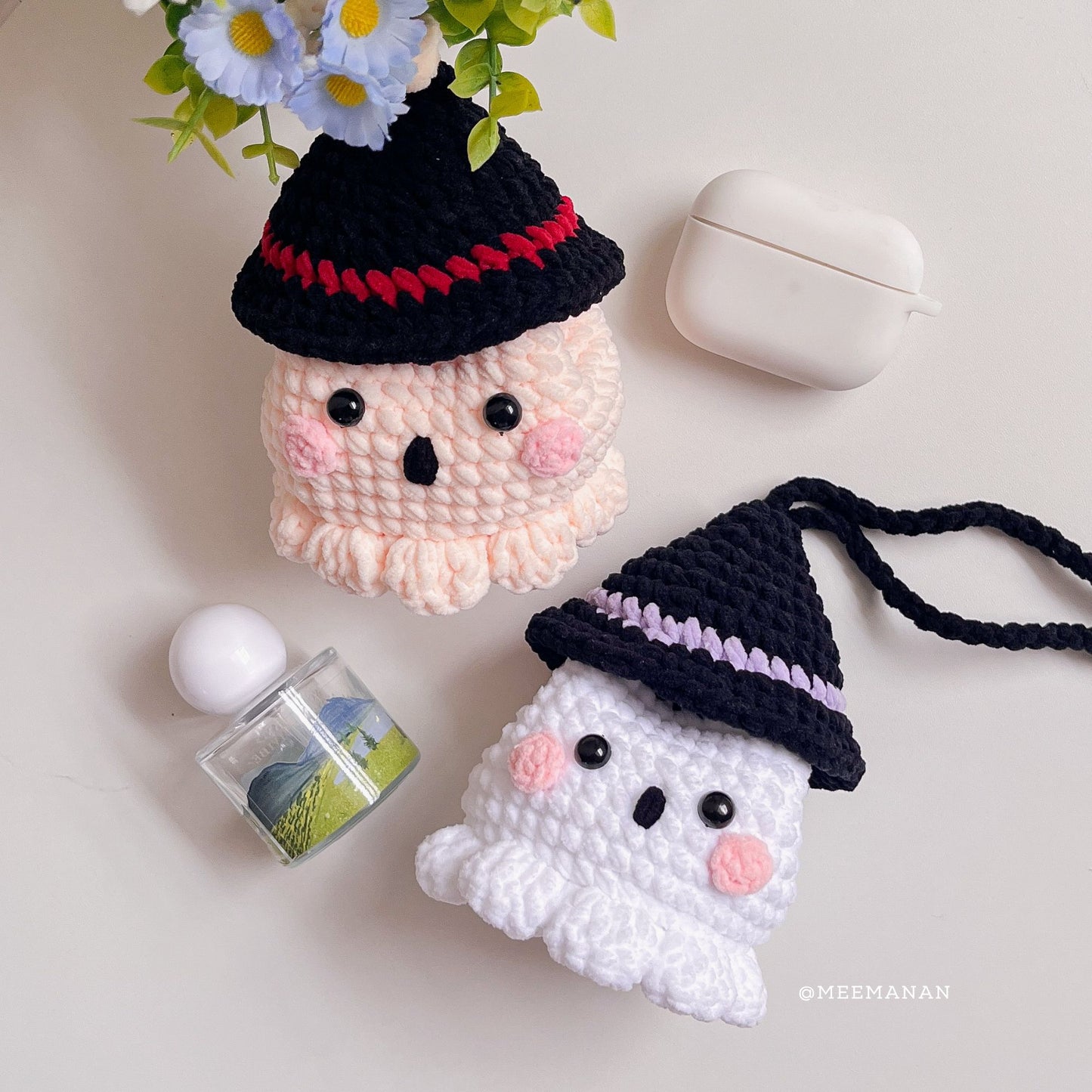 Halloween Drawstring Pouch Crochet Pattern PDF