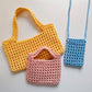 YOUTUBE + Pattern Easy Mesh Bag, Crochet Daisy Keychain