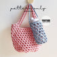 Beginner-Friendly Crochet Market Bag & Water Bottle Holder Pattern PDF