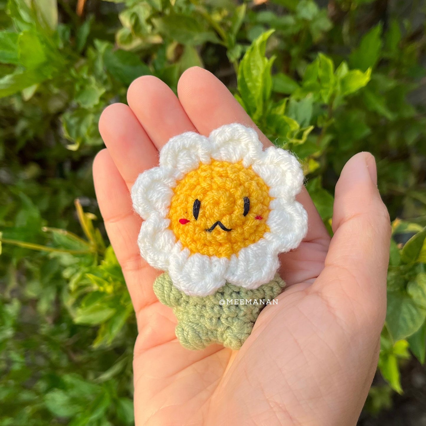 Mini Daisy & Sunflower Crochet Pattern PDF