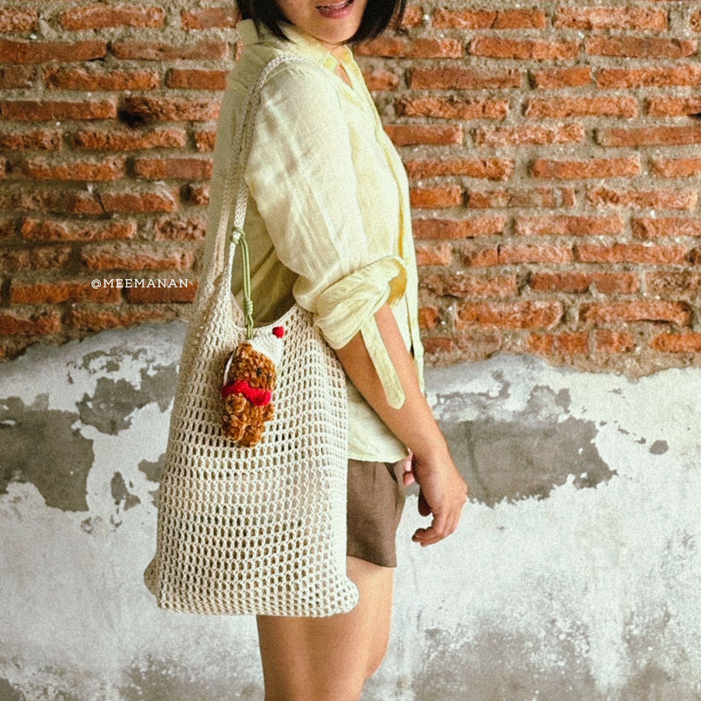 Easy Crochet Tote Bag & Mini Market Bag Pattern PDF