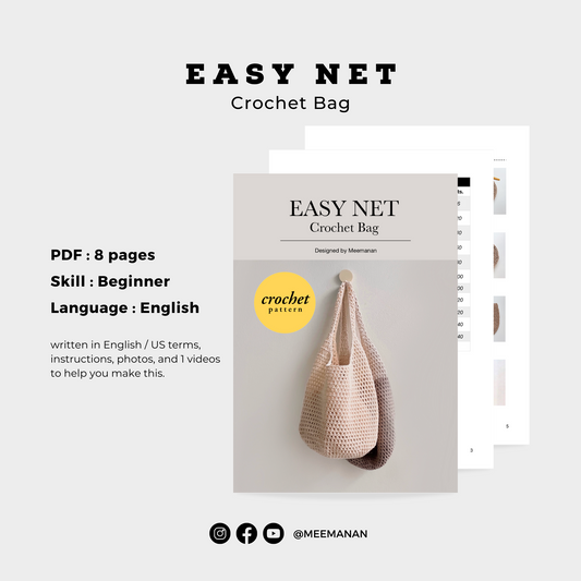 VIDEO + Pattern Easy Net Bag