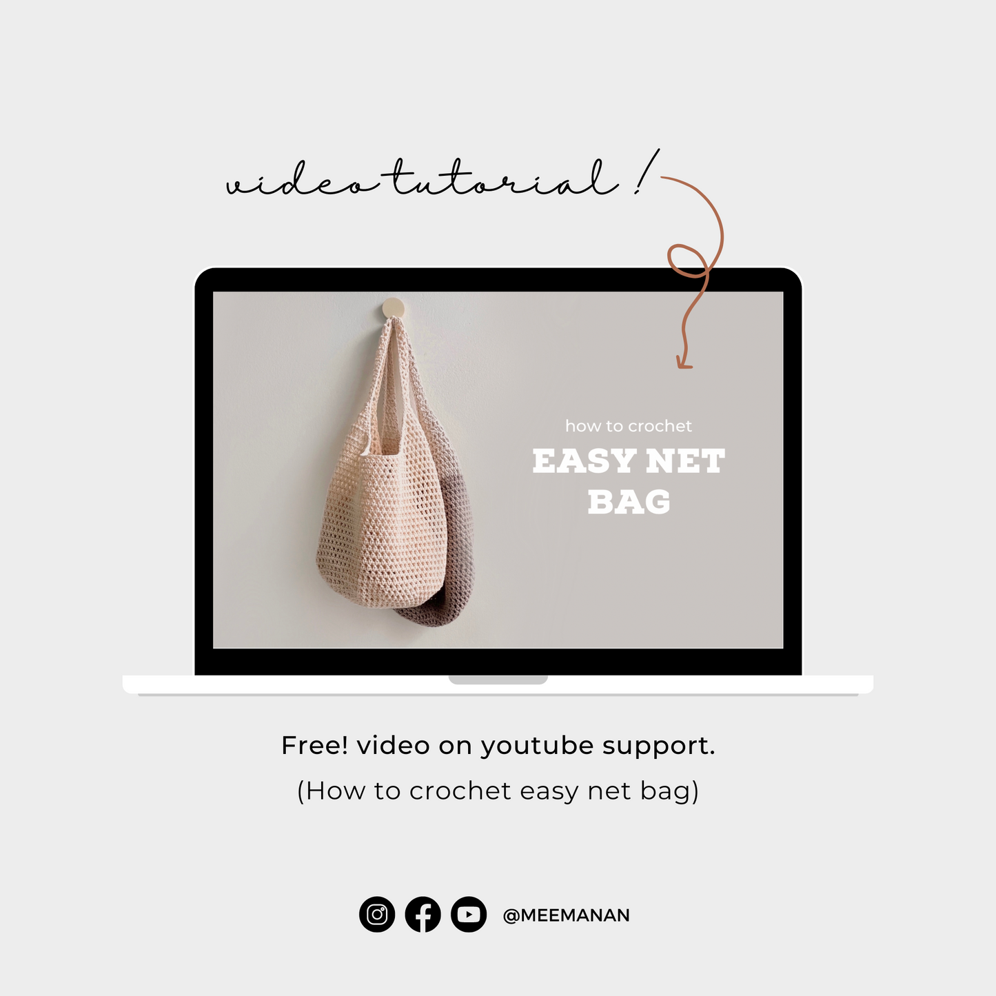 VIDEO + Pattern Easy Net Bag